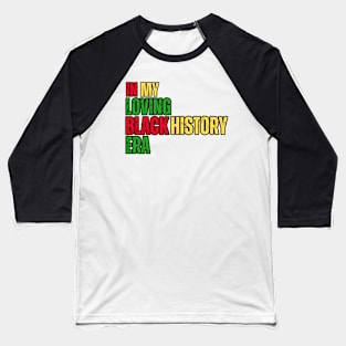 Black History Era Baseball T-Shirt